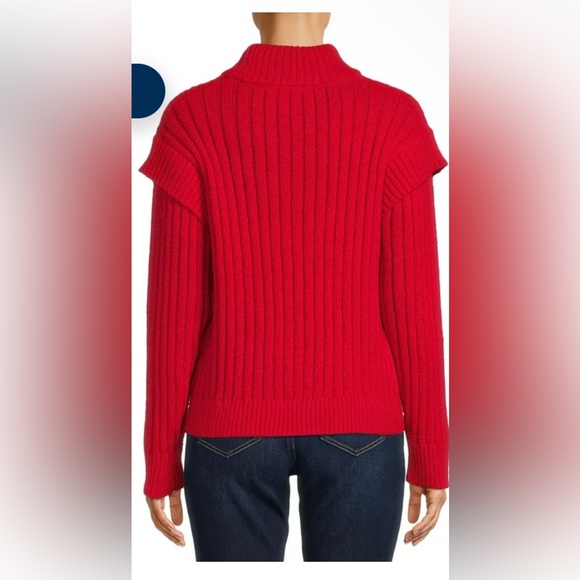 🆕 Time and True Women's Mock Neck Sweater - Picture 3 of 3